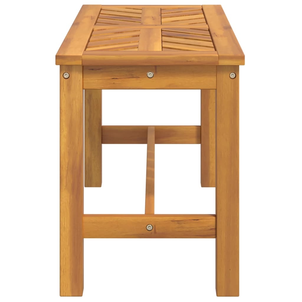 havebænk 80 cm massivt akacietræ