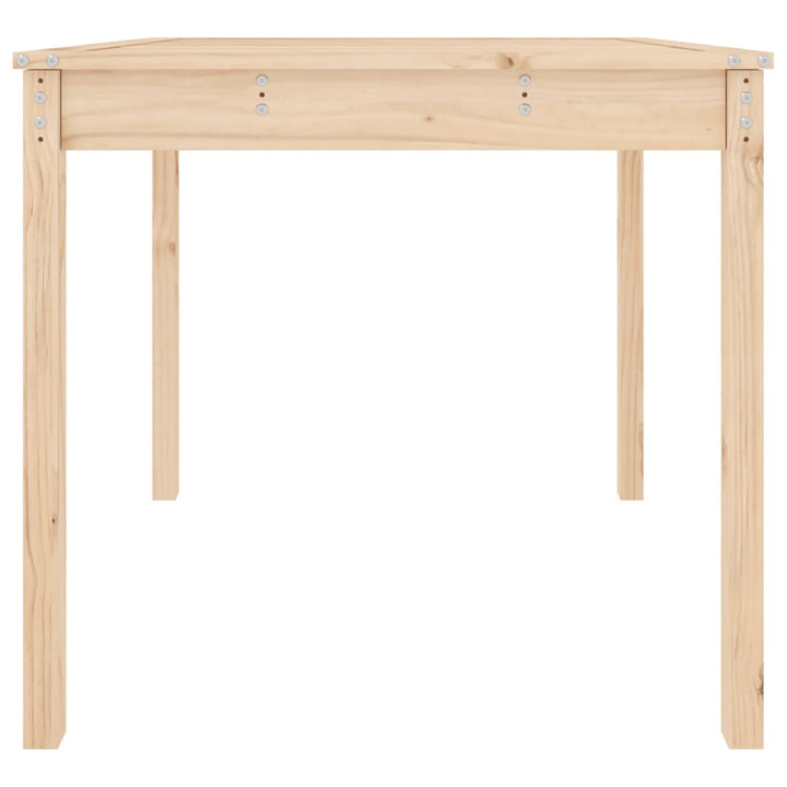 havebord 82,5x82,5x76 cm massivt fyrretræ