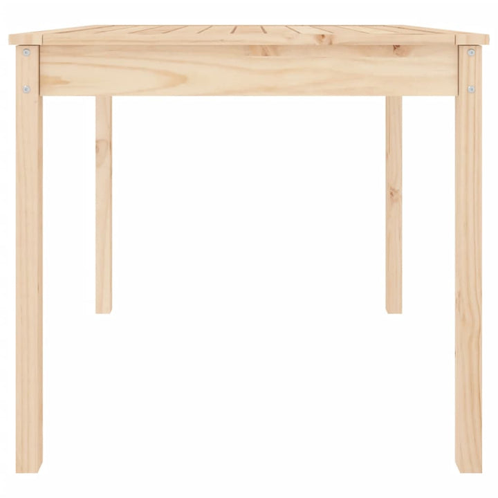 havebord 82,5x82,5x76 cm massivt fyrretræ