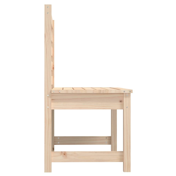 havebænk 109 cm massivt fyrretræ