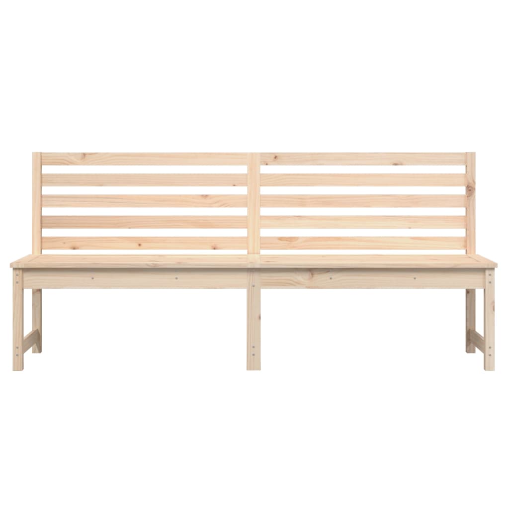 havebænk 201,5 cm massivt fyrretræ