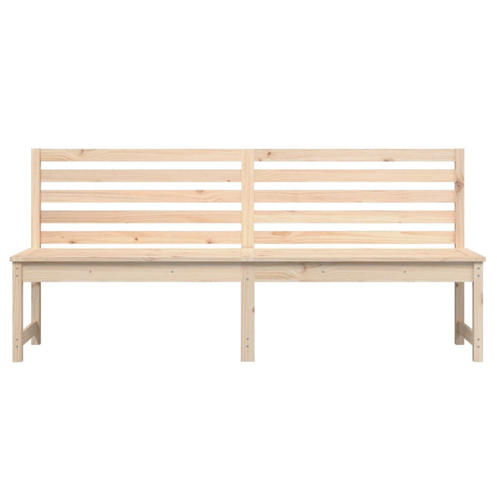 havebænk 201,5 cm massivt fyrretræ