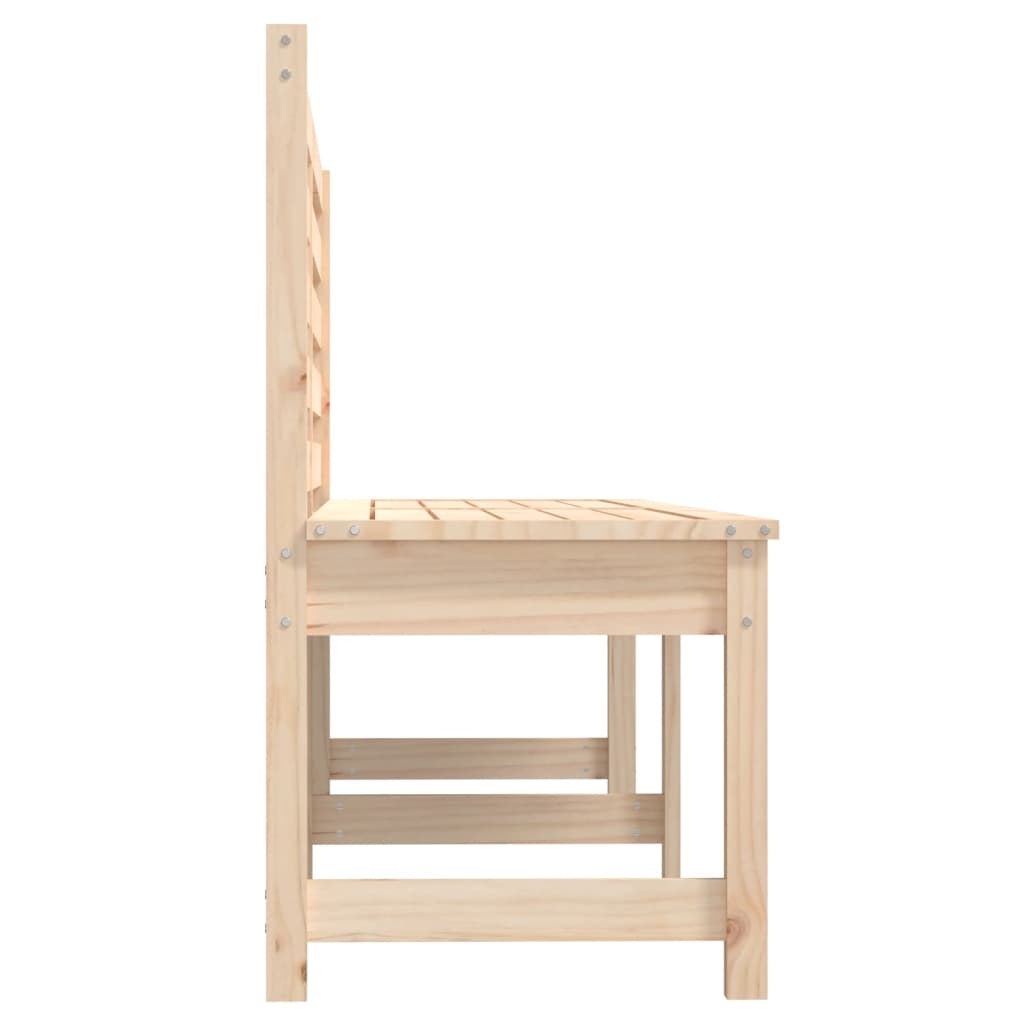 havebænk 201,5 cm massivt fyrretræ