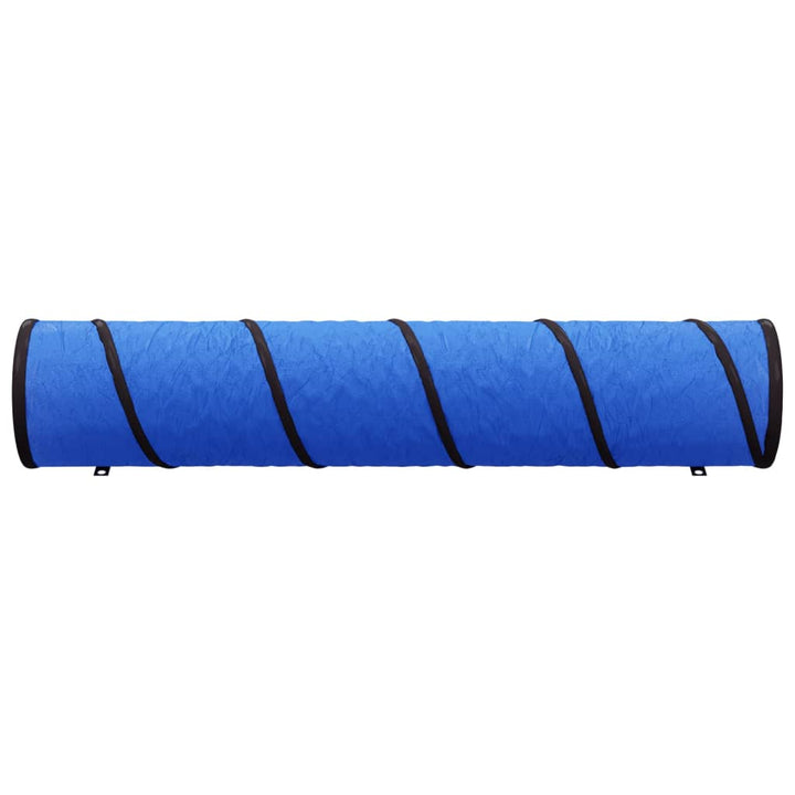 agilitytunnel til hunde Ø40x200 cm polyester blå