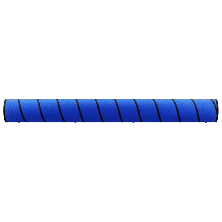 agilitytunnel til hunde Ø55x500 cm polyester blå