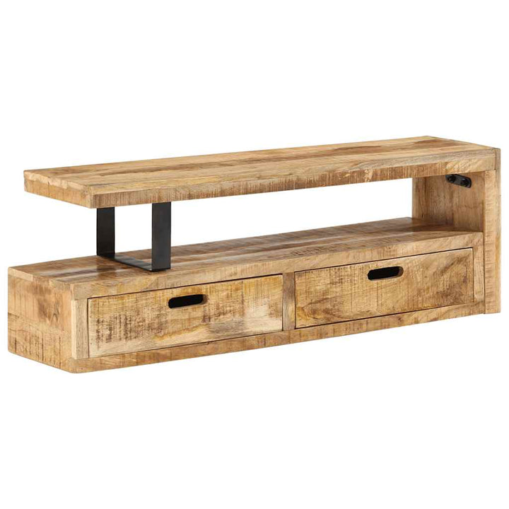TV-bord (118-200) x 30 x 40 cm massivt træ mango