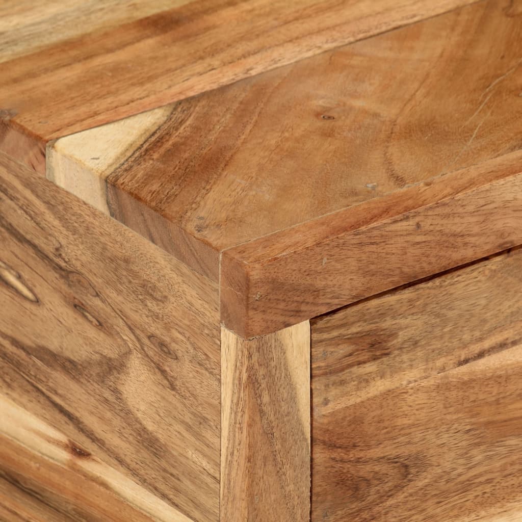 TV-bord (118-200) x 30 x 40 cm massivt træ akacie