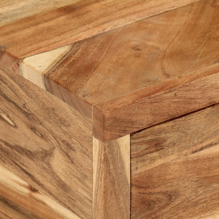 TV-bord (118-200) x 30 x 40 cm massivt træ akacie