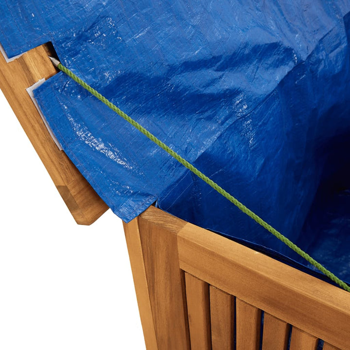 opbevaringsboks til haven 75x75x58 cm massivt akacietræ