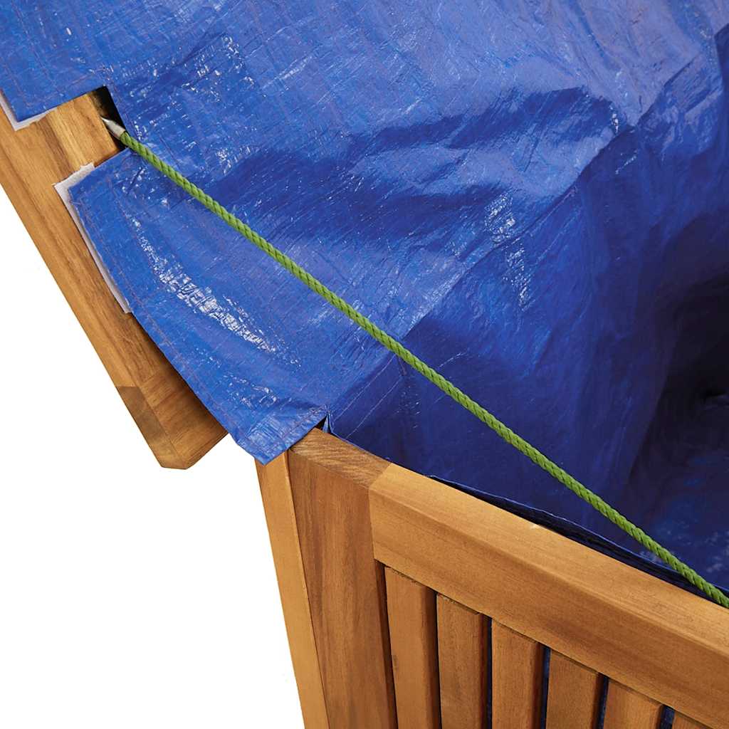 opbevaringsboks til haven 75x75x58 cm massivt akacietræ