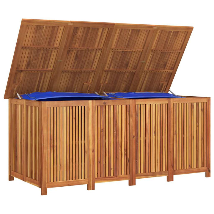 opbevaringsboks til haven 200x80x75 cm massivt træ