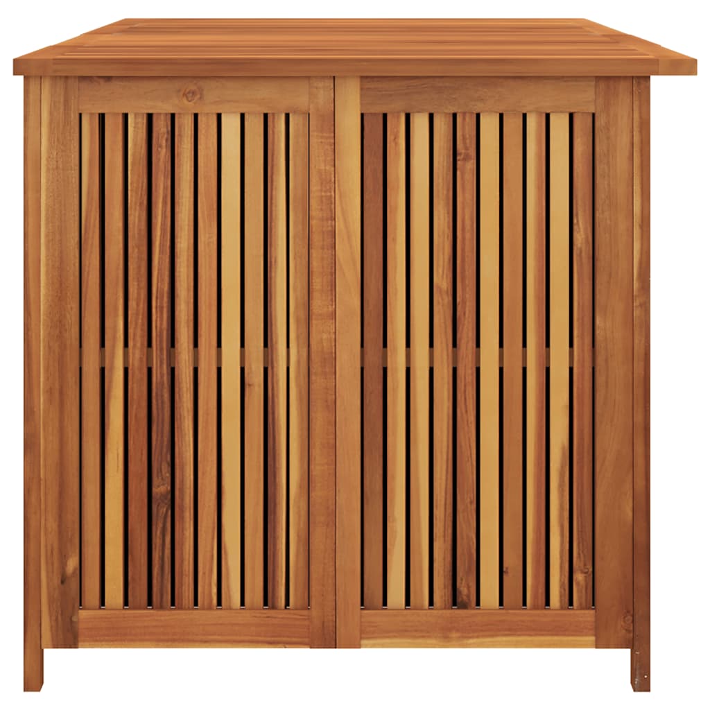 opbevaringsboks til haven 200x80x75 cm massivt træ