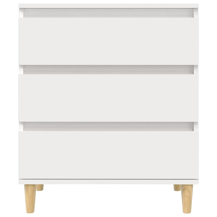skænk 60x35x70 cm konstrueret træ hvid