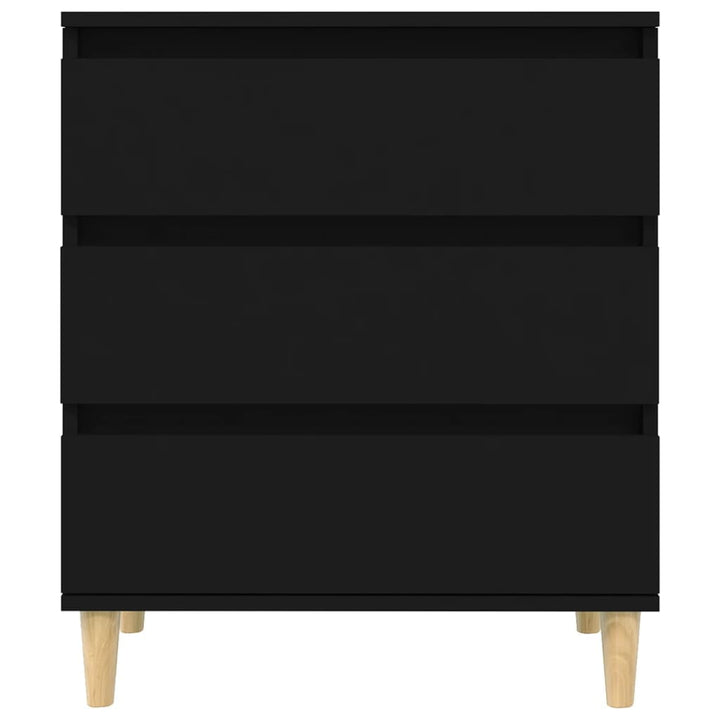 skænk 60x35x70 cm konstrueret træ sort