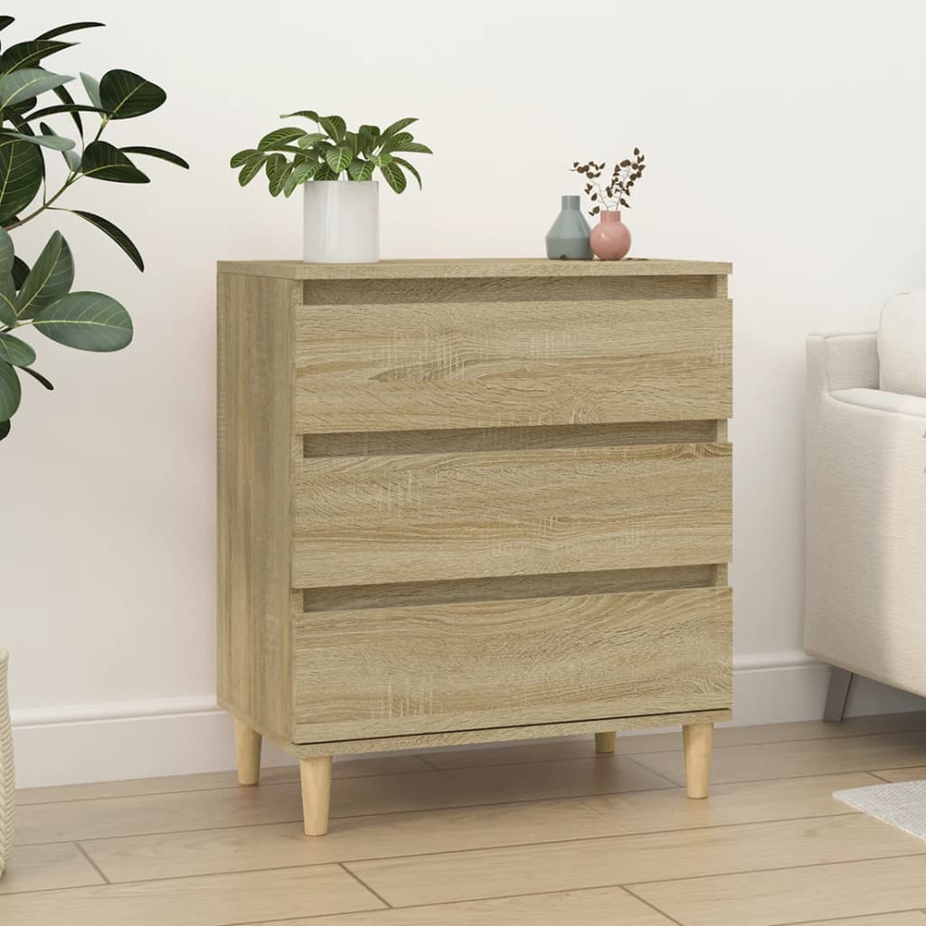 skænk 60x35x70 cm konstrueret træ sonoma-eg