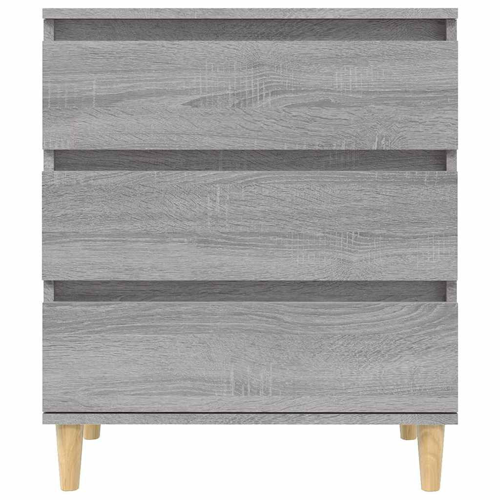 skænk 60x35x70 cm konstrueret træ grå sonoma-eg