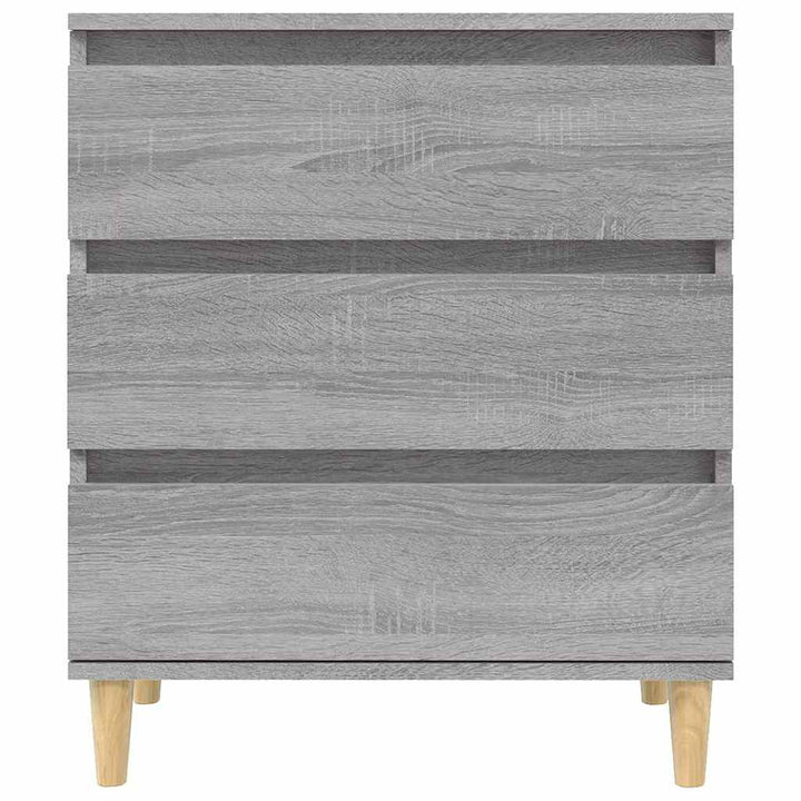 skænk 60x35x70 cm konstrueret træ grå sonoma-eg