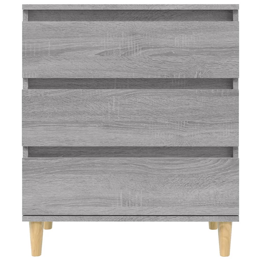 skænk 60x35x70 cm konstrueret træ grå sonoma-eg