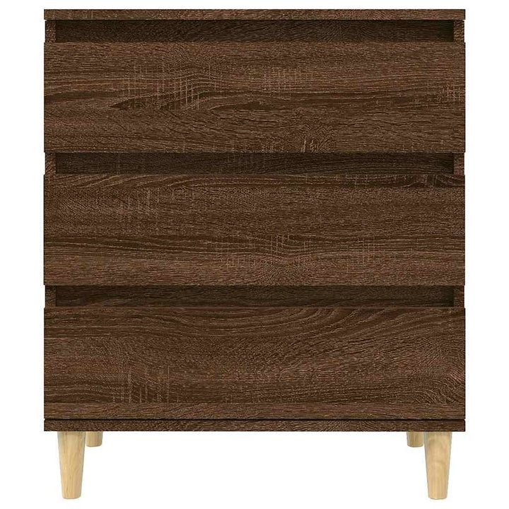 skænk 60x35x70 cm konstrueret træ brun egetræsfarve