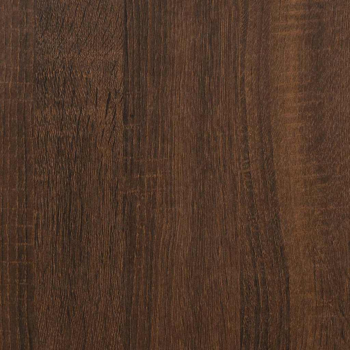skænk 60x35x70 cm konstrueret træ brun egetræsfarve
