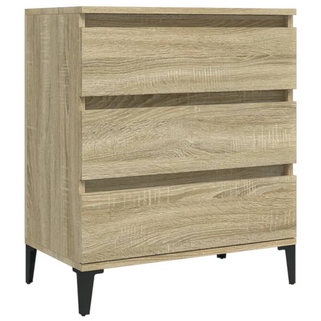 skænk 60x35x70 cm konstrueret træ sonoma-eg
