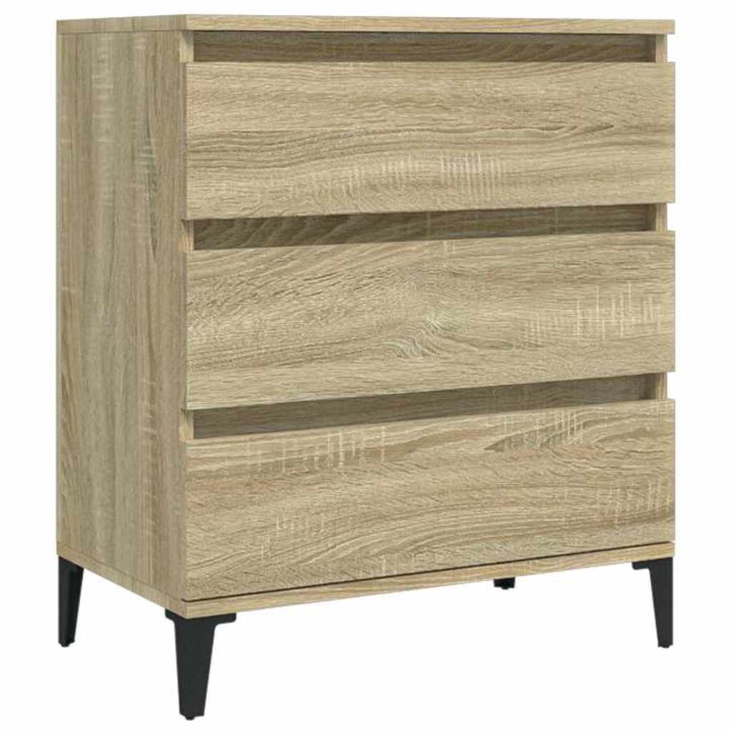 skænk 60x35x70 cm konstrueret træ sonoma-eg