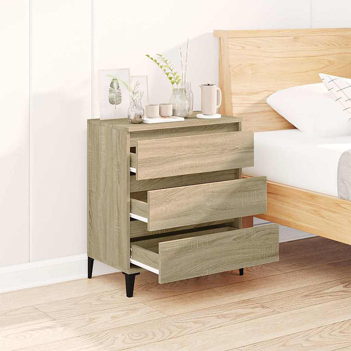 skænk 60x35x70 cm konstrueret træ sonoma-eg