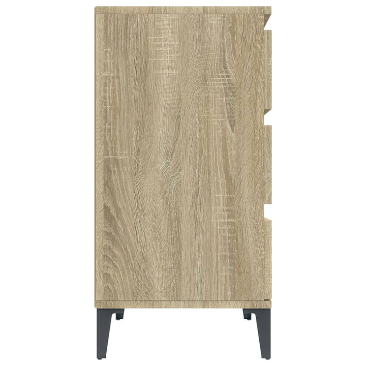 skænk 60x35x70 cm konstrueret træ sonoma-eg