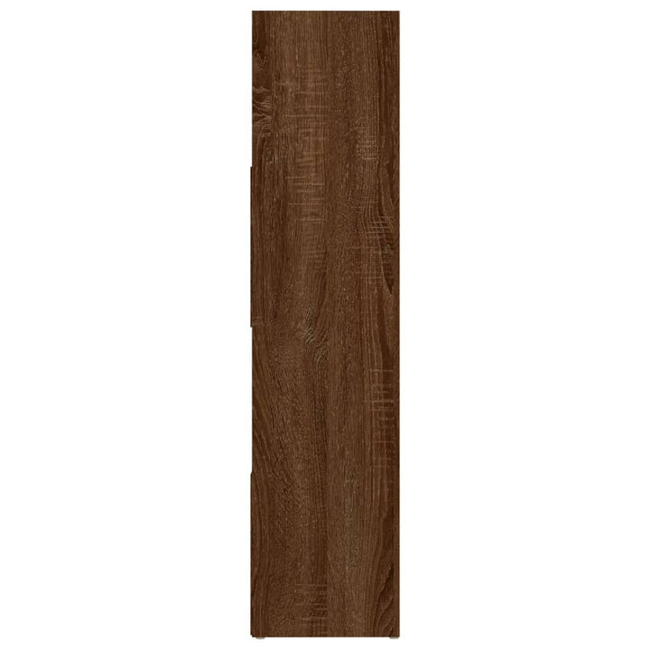 bogreol/rumdeler 105x24x102 cm brun egetræsfarve