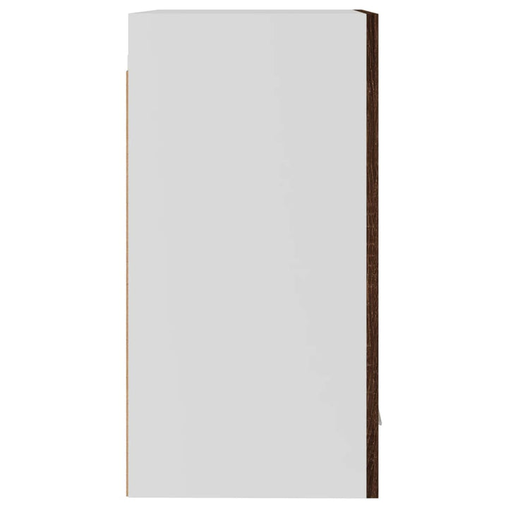 hængeskab "Lyon" brun eg 39,5x31x60 cm konstrueret træ