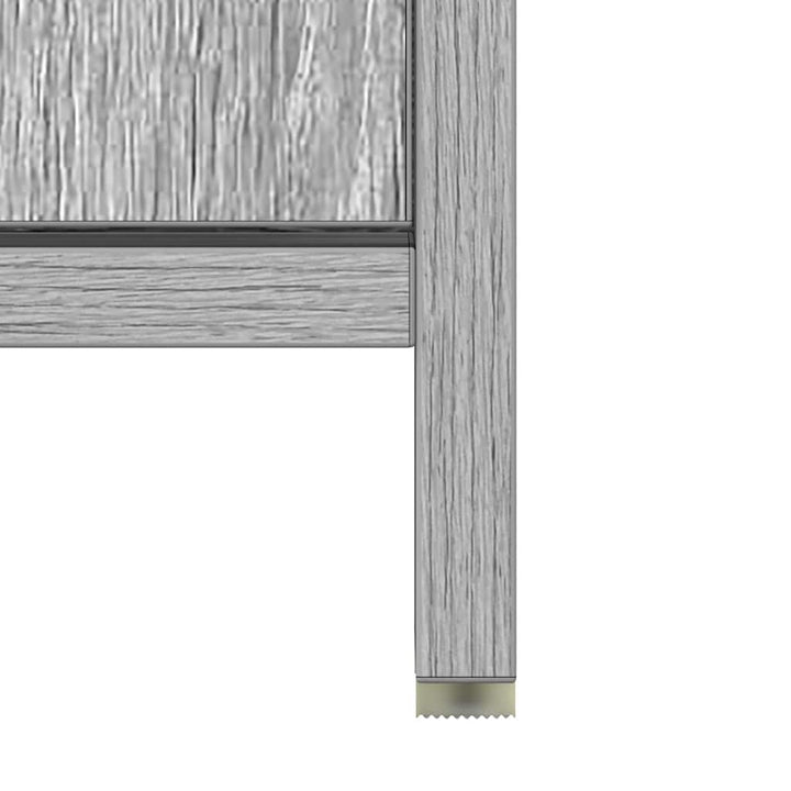 badeværelsesskab 60x33x60 cm konstrueret træ grå sonoma-eg