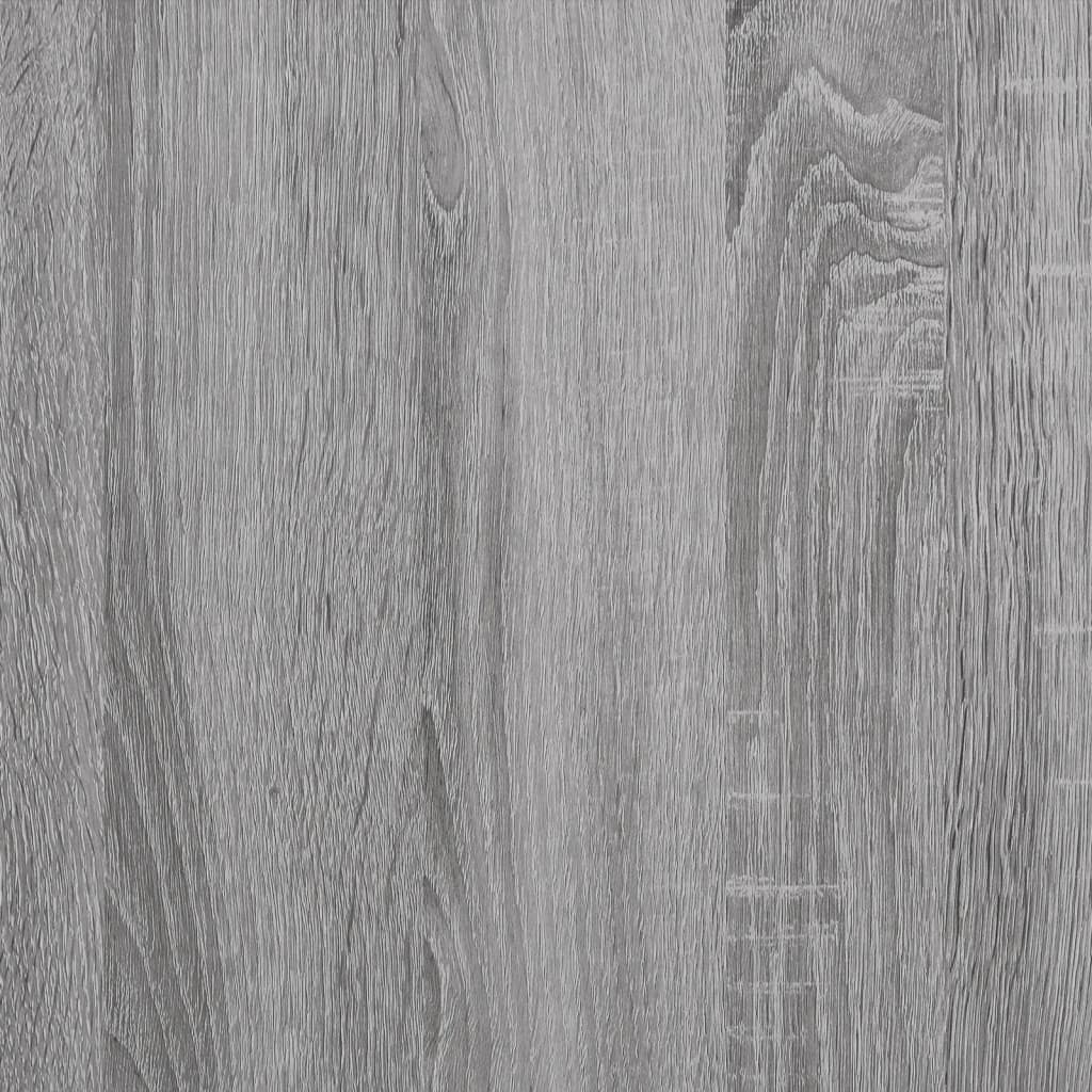 væghylde 102x30x29 cm konstrueret træ grå sonoma-eg