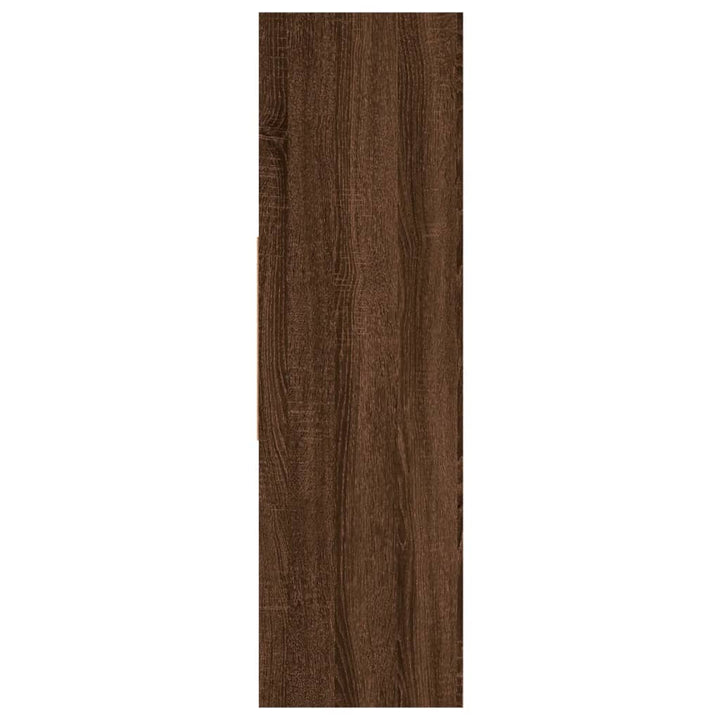 bogreol 97,5x29,5x100 cm konstrueret træ brunegetræ