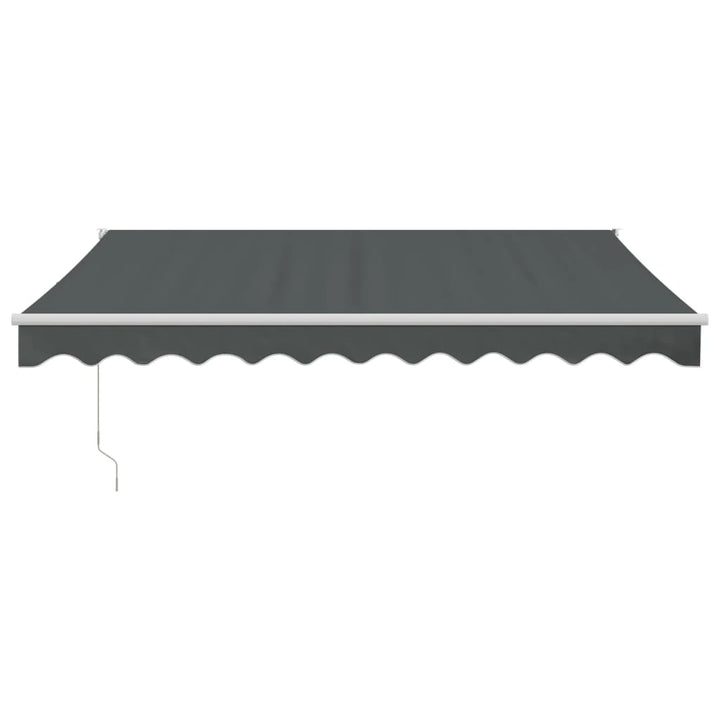 foldemarkise 3x2,5 m stof og aluminium antracitgrå
