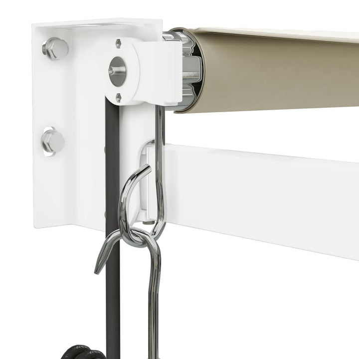 foldemarkise 4,5x3 m automatisk betjening cremefarvet