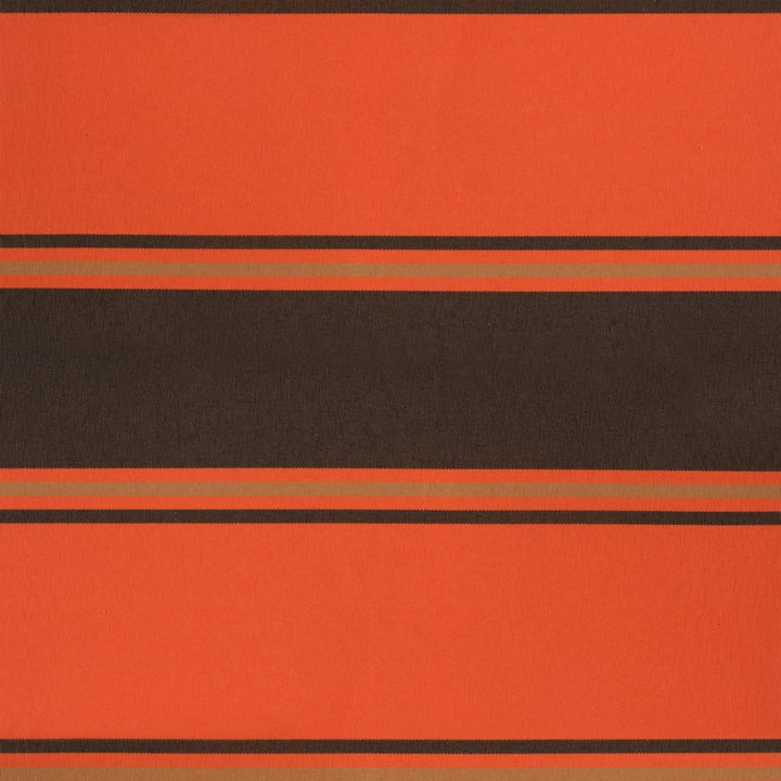 foldemarkise 4,5x3 m automatisk betjening orange og brun