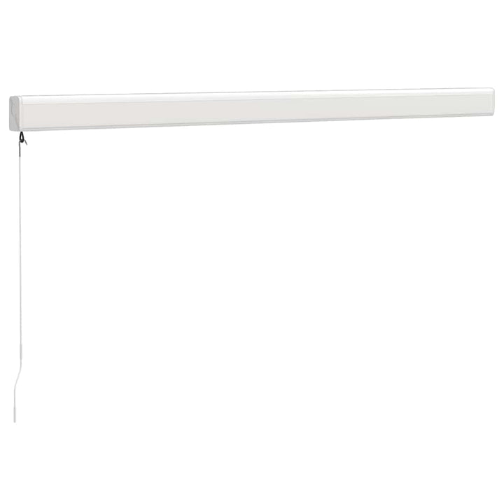 foldemarkise manuel betjening 3x2,5 m stof aluminium gul hvid