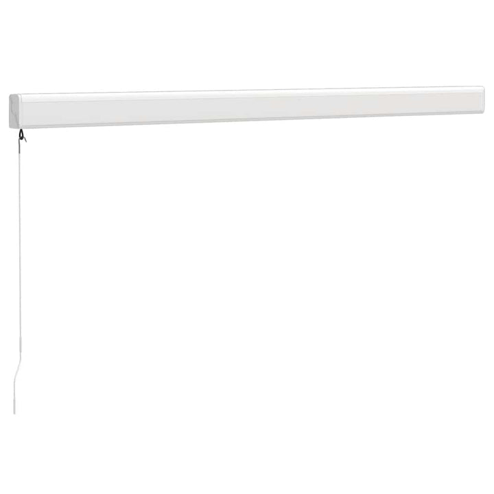 foldemarkise manuel betjening 3,5x2,5 m stof aluminium gul hvid