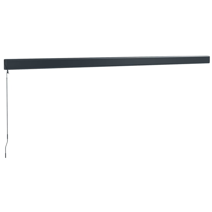 foldemarkise manuel betjening 5x3 m stof aluminium creme