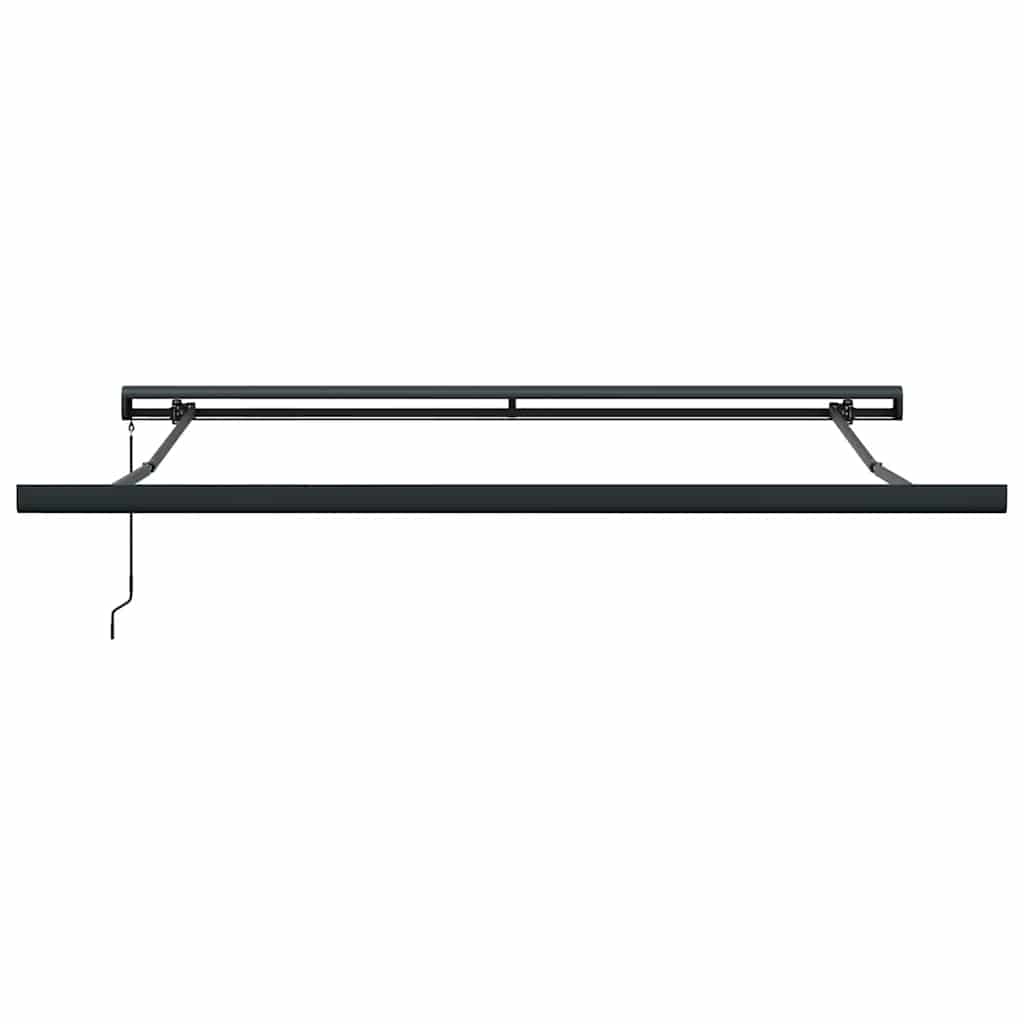 foldemarkise manuel betjening 3x2,5 m stof aluminium gul hvid