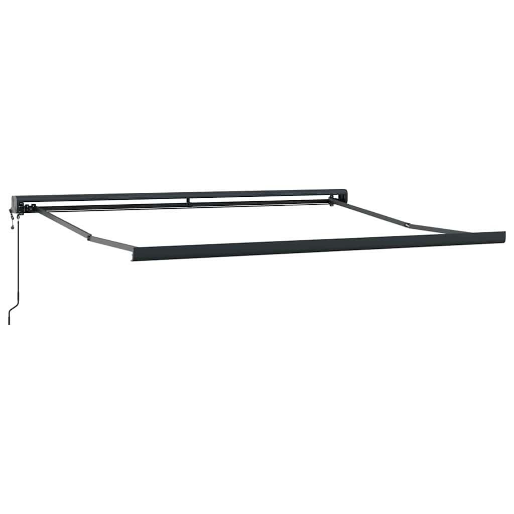 foldemarkise 3x2,5 m stof og aluminium gul og hvid