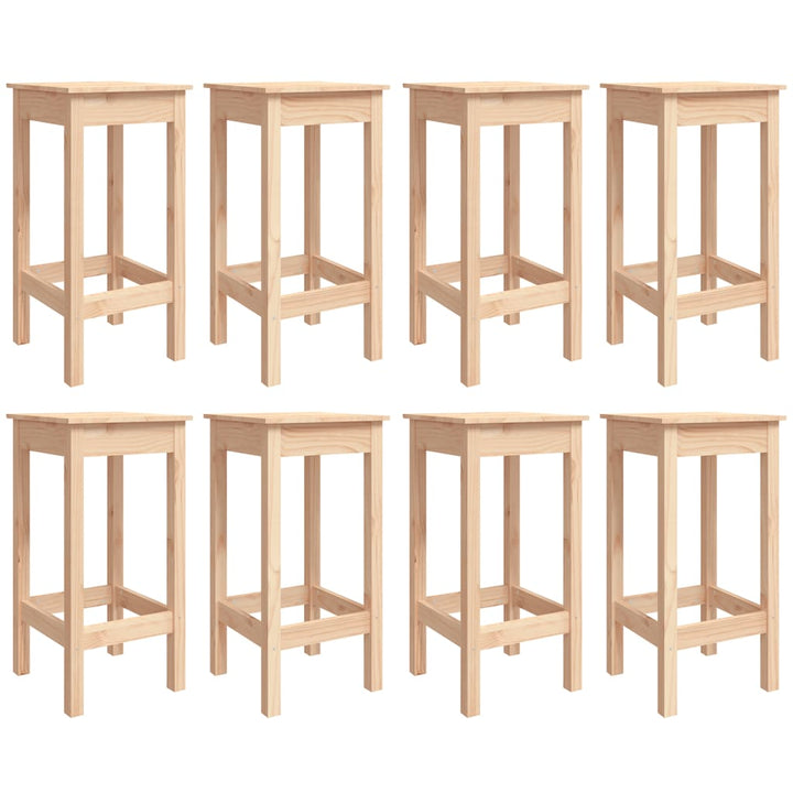 barsæt til haven 9 dele massivt fyrretræ