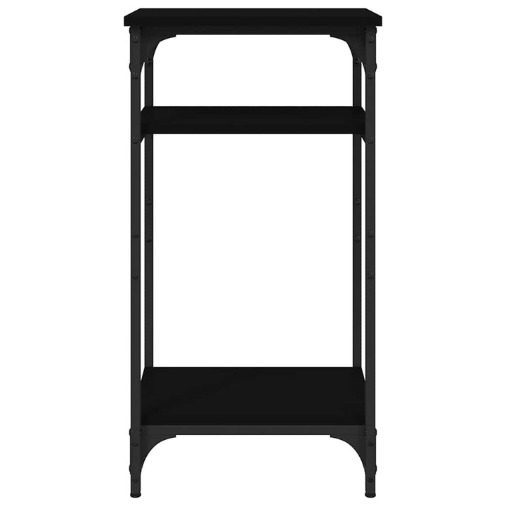 sidebord 40x30x75 cm konstrueret træ sort