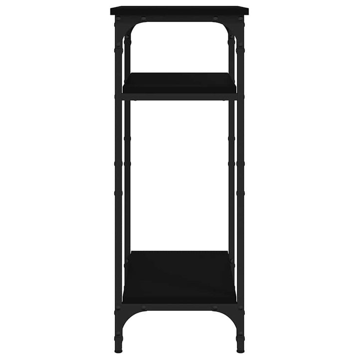 sidebord 40x30x75 cm konstrueret træ sort