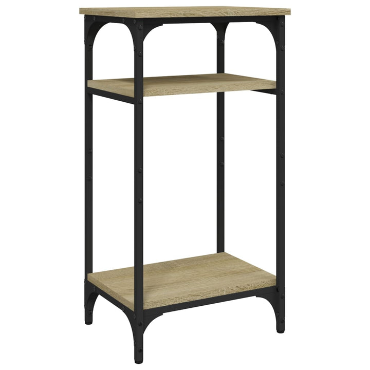 sidebord 40x30x75 cm konstrueret træ sonoma-eg