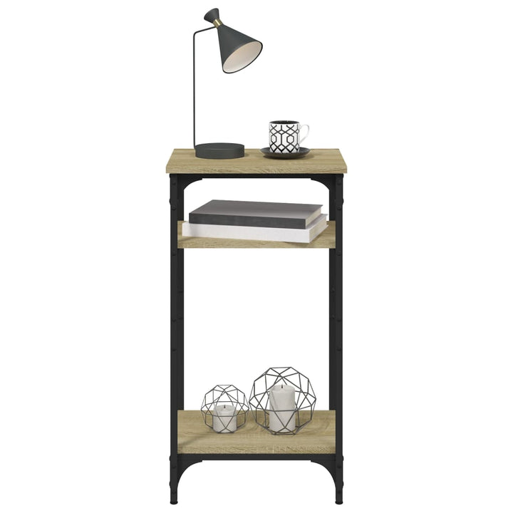 sidebord 40x30x75 cm konstrueret træ sonoma-eg