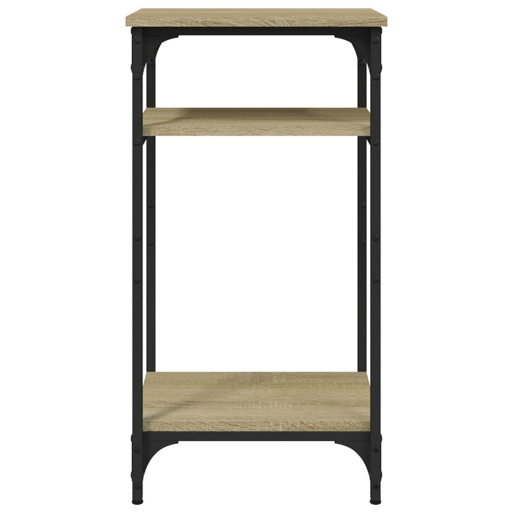 sidebord 40x30x75 cm konstrueret træ sonoma-eg