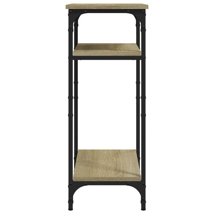 sidebord 40x30x75 cm konstrueret træ sonoma-eg