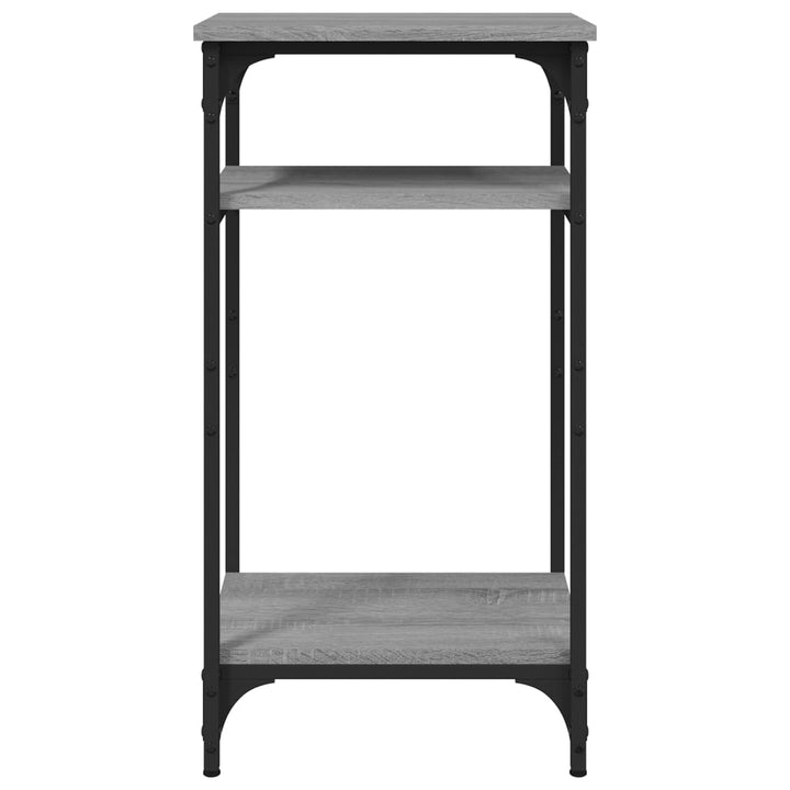 sidebord 40x30x75 cm konstrueret træ grå sonoma-eg