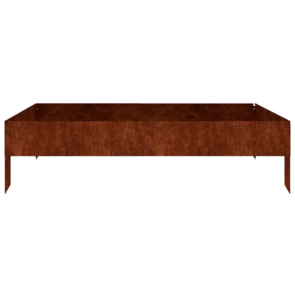 højbed 100x100x26 cm cortenstål